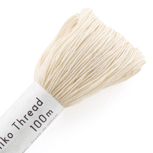 FIL SASHIKO - LOT DE 3 ECH. DE 100 M