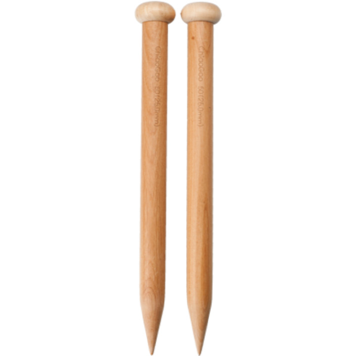 AIGUILLES BAMBOU SIMPLE POINTE CHIAOGOO PATINA - 33CM