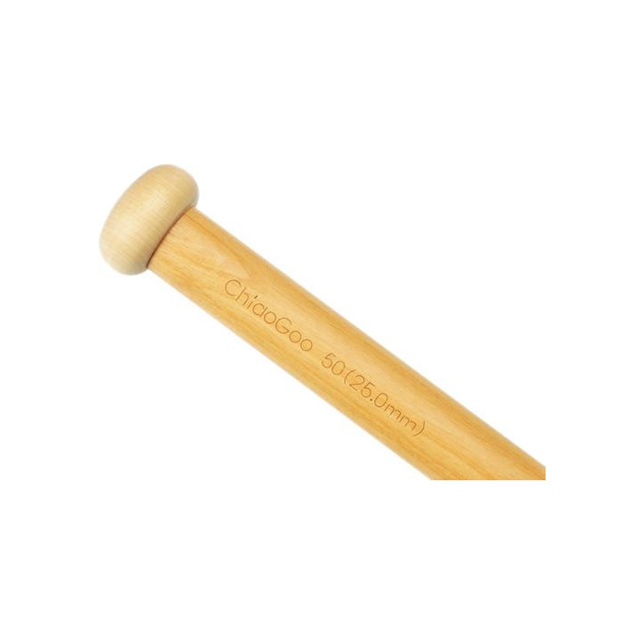 AIGUILLES BAMBOU SIMPLE POINTE CHIAOGOO PATINA - 33CM