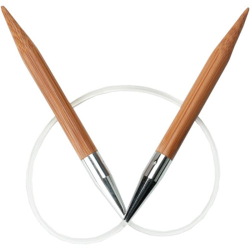AIGUILLES CIRCULAIRES FIXES BAMBOU CHIAOGOO - 23 CM