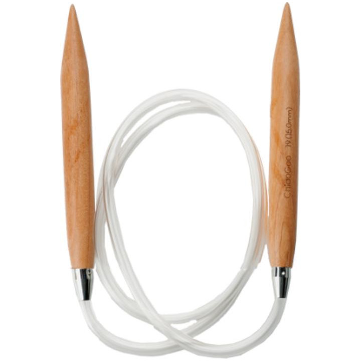 AIGUILLES CIRCULAIRES FIXES BAMBOU CHIAOGOO - 100 CM