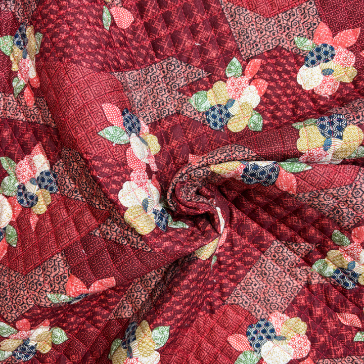 TISSU MATELASSE KURENAI 13100-3B - COTON-POLYESTER  - 110 CM 