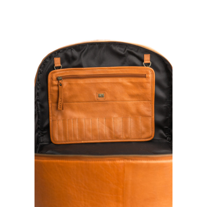 JULIA - SAC A PROJETS POUR TRICOT - WHISKY - MUUD