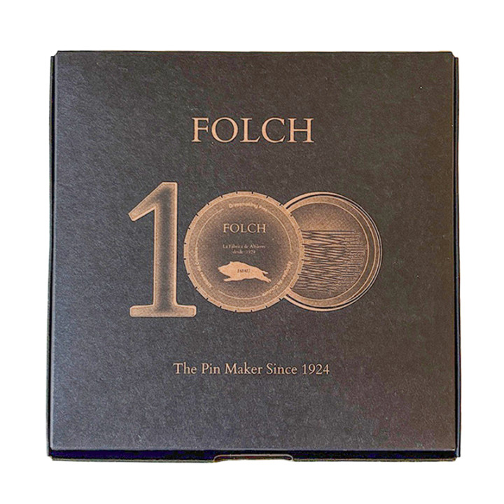 COFFRET 4 BOITES 400 PCS- EPINGLES COUTURE TRES LONGUES FINES - FOLCH
