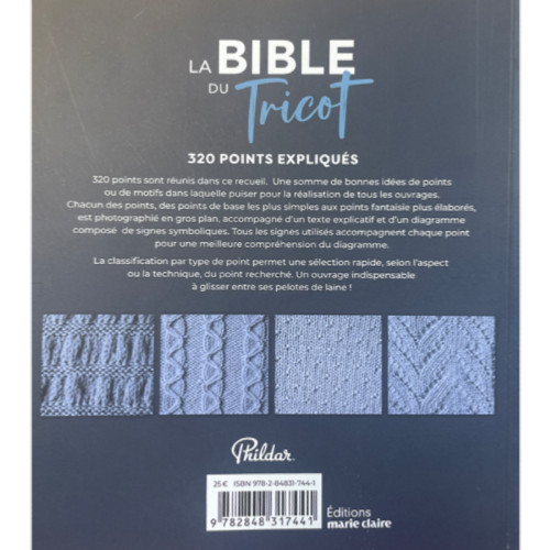 LA BIBLE DU TRICOT - 320 POINTS EXPLIQUES