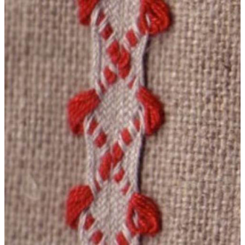 GALON CROISILLON ROUGE