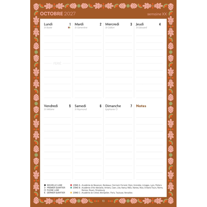 AGENDA CREATIF 2027