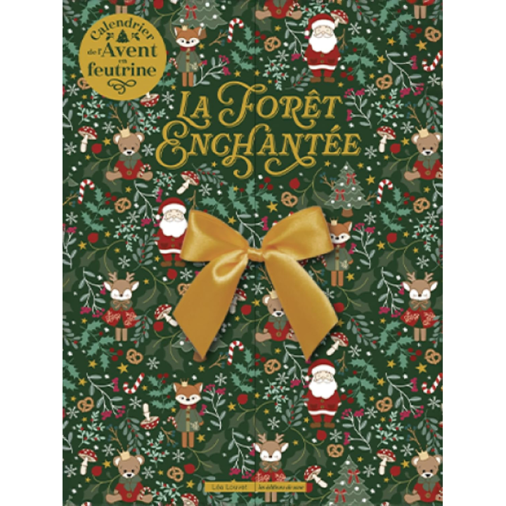 COFFRET CALENDRIER DE L'AVENT FEUTRINE - LA FORET ENCHANTEE
