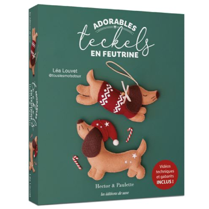 COFFRET ADORABLES TECKELS EN FEUTRINE