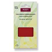 2 PIECES DE PERCALE THERMOCOLLANTES 12x45 CM 12x45cm ROUGE