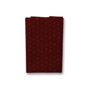 COUPON TISSU 45X55 JAP GEO BORDEAUX MULTI