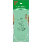 AIGUILLES CIRCULAIRES FIXES BAMBOU CHIAOGOO - 23 CM - N°3.75