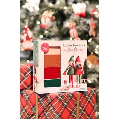 COFFRET LUTINS FARCEURS EN FEUTRINE - 2 PROJETS DIY 100% FAIT MAIN