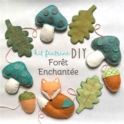 KIT FEUTRINE FORET ENCHANTEE