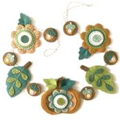 KIT FEUTRINE GUIRLANDE D'AUTOMNE FOLK ART