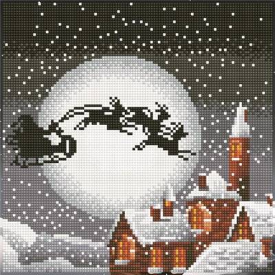 KIT DIAMOND ART NOEL - SANTA SLEIGH