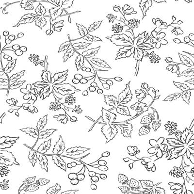 TISSU DASHWOOD STUDIO - HEDGEROW 2617 - COTON - 110 CM