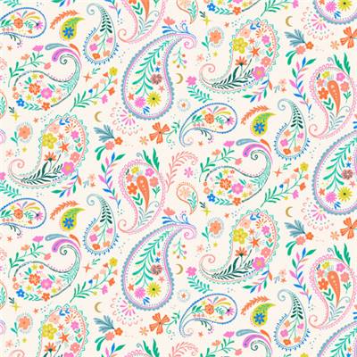 TISSU DASHWOOD STUDIO - SONGBIRD 2421- COTON - 110 CM
