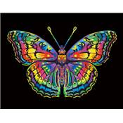 KIT BRODERIE DIAMANT NEON NOIR - BUTTERFLY