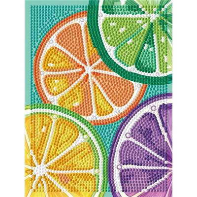 KIT BRODERIE DIAMANT DOTZ - CITRUS SPLASH AVEC CADRE