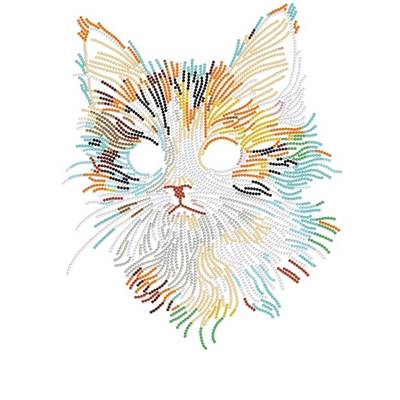 KIT BRODERIE DIAMANT DOTZ - YOUNG KITTEN AVEC CADRE