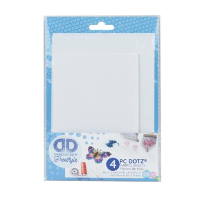 PACK 4 TOILES DD ASSORTIES NON IMPRIMEES NON ADHESIVES