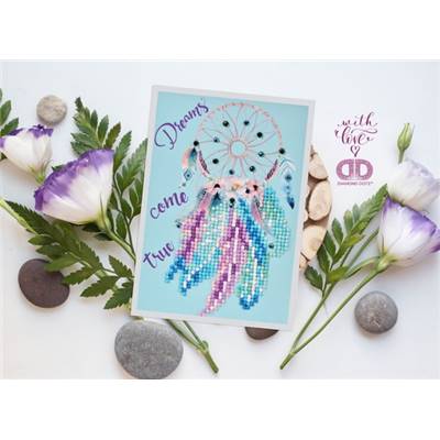 CARTE DE VOEUX DIAMOND DOTZ - DREAMS COME TRUE