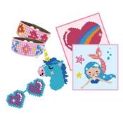 COFFRET ACTIVITE BRODERIE DIAMANT DOTZIES - ROSE - 6 PROJETS