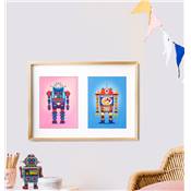 KIT BRODERIE DIAMANT DOTZ BY NUMBER - JEUX DE ROBOT 1