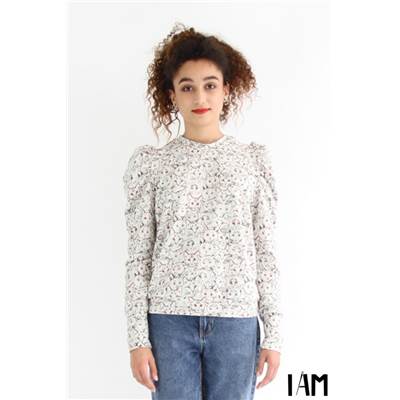 PATRON COUTURE FEMME - I AM LION - SWEATSHIRT MANCHES BALLON - 36/46