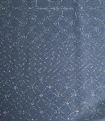 TISSU SASHIKO IMPRIME - 110 CM - COTON - MINI 5 M - COL 20 INDIGO