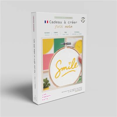 FRENCH'KITS - BRODERIE DÉCORATIVE - SMILE