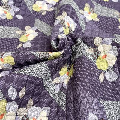 TISSU MATELASSE KURENAI 13100-3E - COTON-POLYESTER  - 110 CM 