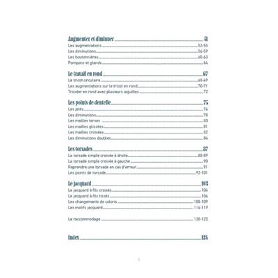 MON P'TIT COURS DE POCHE - LE TRICOT - LES TECHNIQUES DE BASE