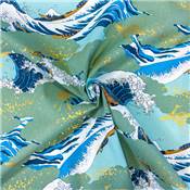 TISSU JAPONAIS NAKA FABRICS - 1300-3D - 100% COTON - 110 CM