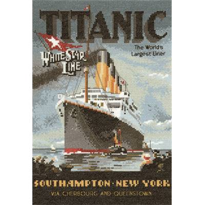 KIT POINT DE CROIX TITANIC (A) 