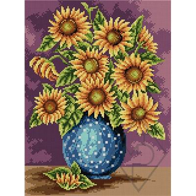 CANEVAS ANTIQUE 30 X 40 CM - BOUQUETS DE TOURNESOL