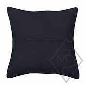 DOS DE COUSSIN NOIR POUR COUSSIN 40 X 40 CM AVEC FERMETURE