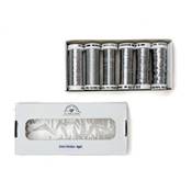 PACK 6 BRODERIE METALLISEE - ARGENT