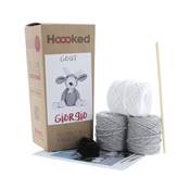 KIT AMIGURUMI HOOOKED - GIORGIO LA CHEVRE - GRIS