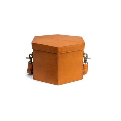 JIVITA - BOITE A OUVRAGES AVEC BANDOULIERE - WHISKY - MUUD