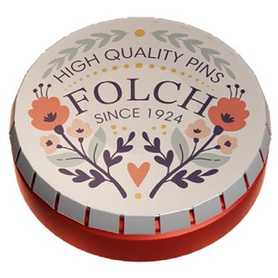 EPINGLES COUTURE N°6 - BOITE DE 25G - TISSU LEGER ET MOYEN - FOLCH