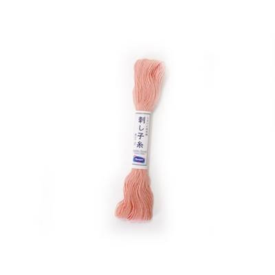 FIL SASHIKO UNI - COL 25 - PECHE - LOT DE 6 ECH. DE 20 M