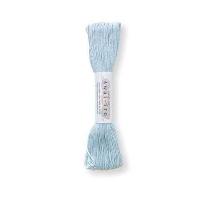 FIL SASHIKO PASTEL UNI - COL A4 - BLEU PALE - LOT 6 ECH. DE 40 M