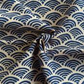 TISSU JAPONAIS SEVENBERRY 88220 1.2 - 100% COTON - 110 CM