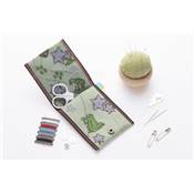 KIT COUTURE TULIP EN GALON TATAMI - MOTIF GRENOUILLES ET GENTIANES