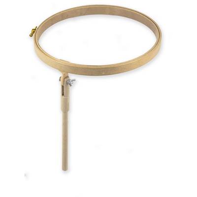 TAMBOUR A BRODER 25CM AVEC TIGE ADAPTABLE