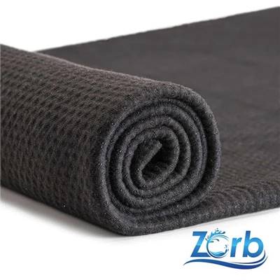 SUPER ABSORBANT ZORB® 3D BAMBOU MD - 150CM - ANTIMICR. - NOIR