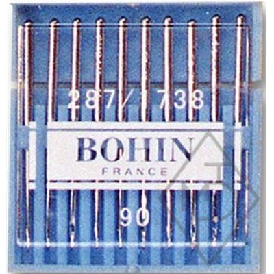 AIGUILLES MACHINE BOHIN TALON ROND - AM287 N°90 - ETUI DE 10