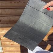 COUVERTURE DE LIVRE A5 EN CUIR  MUUD - GABY - NOIR